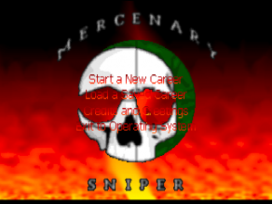 Mercenary Sniper Main menu.png