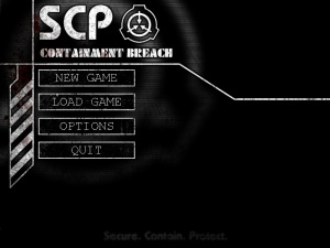 SCP Containment Breach Main menu.jpg
