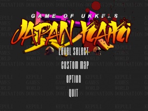 Game of Ukkels Japan Kaiki Main menu.jpg