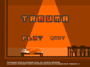 Trauma Title screen.png