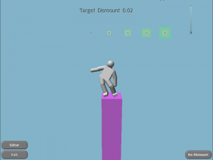 Dismount Levels v0.4.0 Target Dismount Gameplay screen.png