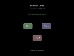 Dismount Levels v0.4.0 Main menu.jpg