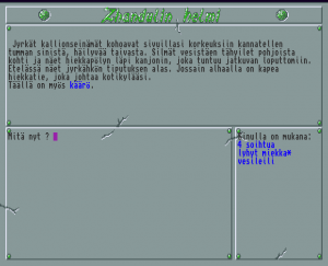 Zhandulin Helmi (Amiga) Gameplay screen.png